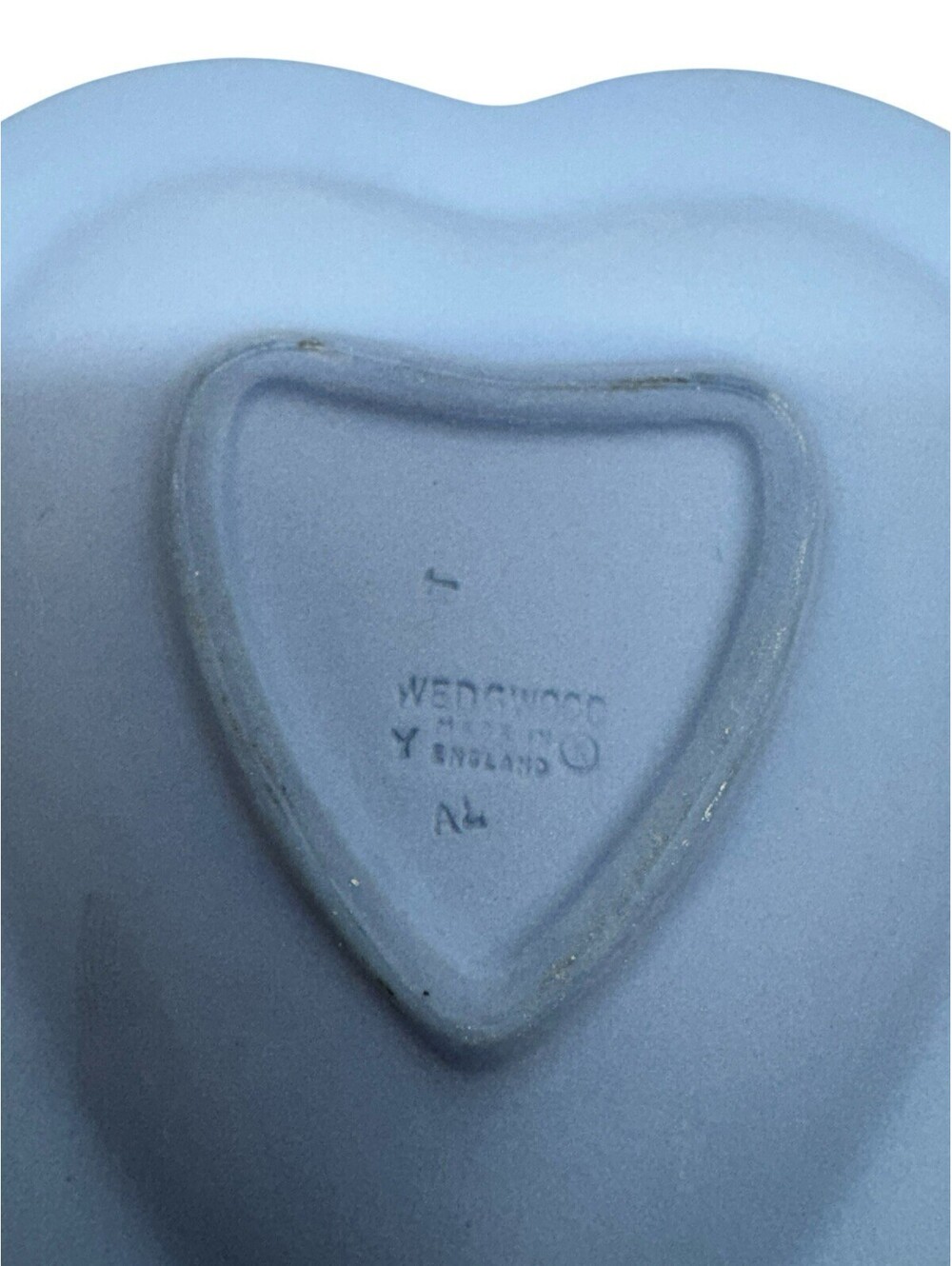 Wedgwood Blue Jasperware Fairy Heart Shaped Trinket Dish - Picture 4 of 4